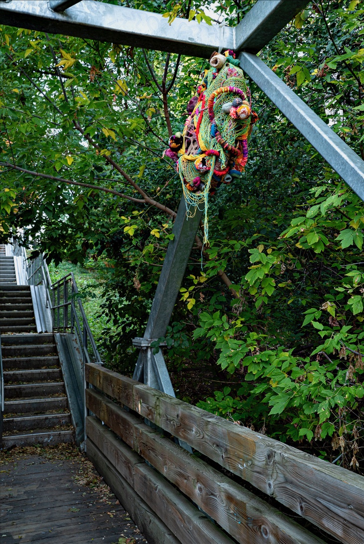 22_geoffrey_smither_stairs and fibres sculpture